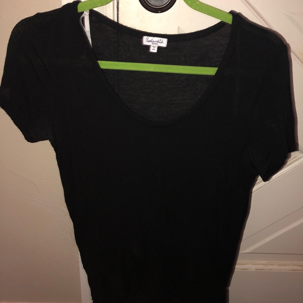 Splendid Black T Shirt Size S